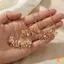 Femme Chữ Thời Trang MAM Hoa Hồng Mặt Dây Chuyền Nelace Cho Nữ Cô Gái Hoa Choker Tuyên Bố Trang Sức Quà Tặng Sinh Nhật Mới