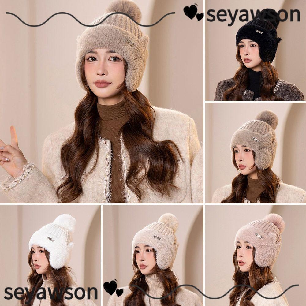 Mũ Beanie SEYAWSON chống gió, bảo vệ tai, ấm áp dành cho mùa đông