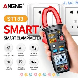Đồng hồ đo kẹp kỹ thuật số ALMA1, True RMS 6000 Đếm vạn năng kỹ thuật số, Màn hình LED ANENG ST183 Kìm đo Ampe kế chuyên nghiệp