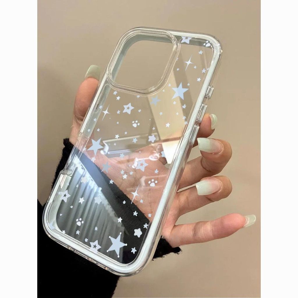Một cái móng mèo sao3 trong 1 cho 17 16ProMax trường hợp điện thoại 15pro 14plus