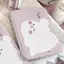 Gương gấp thỏ trắng hồng xinh xắn gương bỏ túi mini tiện lợi