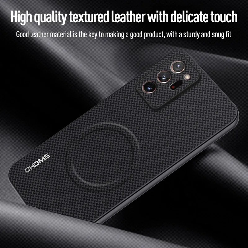 Dành Cho Samsung Galaxy Note 20 / Note 20 Ultra 5G Mark Kết Cấu Tích Hợp Giá Đỡ Xe Từ Tính Vỏ Bảo Vệ Mặt Sau