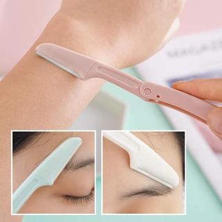9 Dao Cạo Lông Mày Đầu Gập Linh Hoạt - Combo 3 Bộ Dụng Cụ Tỉa Chân Mày Thép Không Gỉ Sắc Sảo Cho Gia Đình