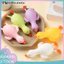< Pluscloth > 5 Đồ chơi bóp vịt giảm căng thẳng - Đồ chơi giải nén Fidget tăng chậm cho trẻ em Người lớn Thiết kế vịt nằm dễ thương Quà tặng giảm căng thẳng hoàn hảo Đồ chơi bóng căng thẳng