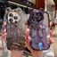 Ốp Điện Thoại Có Dây Buộc, Thiết Kế Gấu Lấp Lánh, Tương Thích Với iPhone 16 Pro Max, 11, 12, 13, 14, 15, Pro Max và 16 Plus, Ốp TPU Mềm, Mạ Gradient