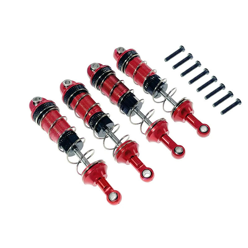4 Kim Loại Giảm Sốc Dầu Trước Và Sau Cho MJX H16 16207 16208 16209 16210 1 / 16 Quy Mô RC Xe Nâng Cấp Phần
