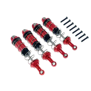 4 Kim Loại Giảm Sốc Dầu Trước Và Sau Cho MJX H16 16207 16208 16209 16210 1 / 16 Quy Mô RC Xe Nâng Cấp Phần