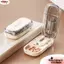 Hộp lưu trữ chia thuốc NORDICLIFE, Bộ chia ngăn chống bụi Bộ chia thuốc khu phố, Bộ chia thuốc viên thuốc di động cho thuốc nhỏ hoặc lớn