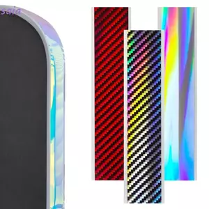 SAIA Pickleball Vợt Cạnh Miếng Dán, Băng Bảo Vệ Khung Lấp Lánh Laser Hấp Thụ Sốc, Chống Trầy Xước Phong Cách Chống Rơi Dạ Quang Pickleball Paddle Edge Tape Sử Dụng Giải Đấu