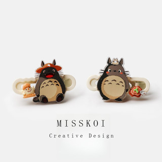 MISMEMO Động Vật Hoạt Hình Siêu Dễ Thương Hàng Xóm Của Tôi Totoro Kẹp Tóc Bên Dễ Thương Nổ Độc Đáo Gãy Kẹp Tóc Hàng Ngày Tất Cả Trận Đấu Đầu Phụ Kiện