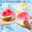 < Pluscloth > Đồ chơi bóp mảnh dưa hấu Giảm căng thẳng Squishy Cloud Chick Bread Dog Star Cheese Pinch Fidget Ball Giảm căng thẳng cho trẻ em Người lớn Đồ chơi bóp giảm lo âu