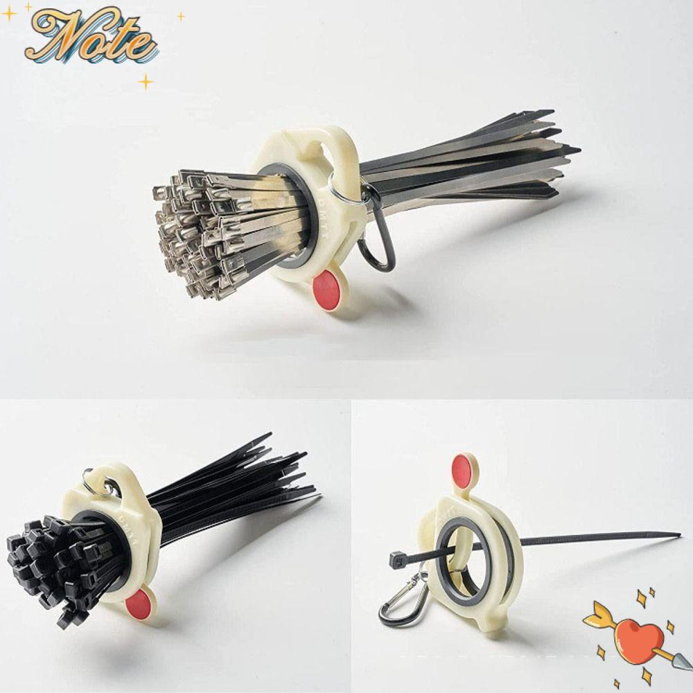 NOTE1 Giá đỡ dây buộc cáp lưu trữ, Dụng cụ sắp xếp dây cáp ổn định bằng nhựa, Dụng cụ sắp xếp huỳnh quang di động huỳnh quang bền bỉ