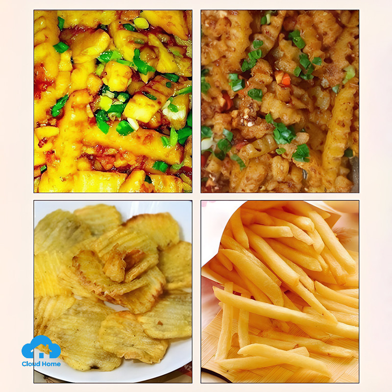 🌤️COD🌤️Dao Thái Cắt Rau Củ Lưỡi Gợn Sóng Bằng Thép Không Gỉ - Dao Thái Rau Củ Lượn Sóng , Dao Răng Cưa Tạo Hình Rau Củ