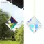 Guansfs Treo pha lê nhiều mặt Dream Catcher Crystal Prism được đánh bóng cho ngôi nhà (Đầy màu sắc)