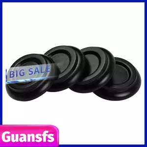 Guansfs Đế lót ly bằng gỗ nguyên khối cho đàn piano có tấm lót EVA chống trượt 4 cái/bộ