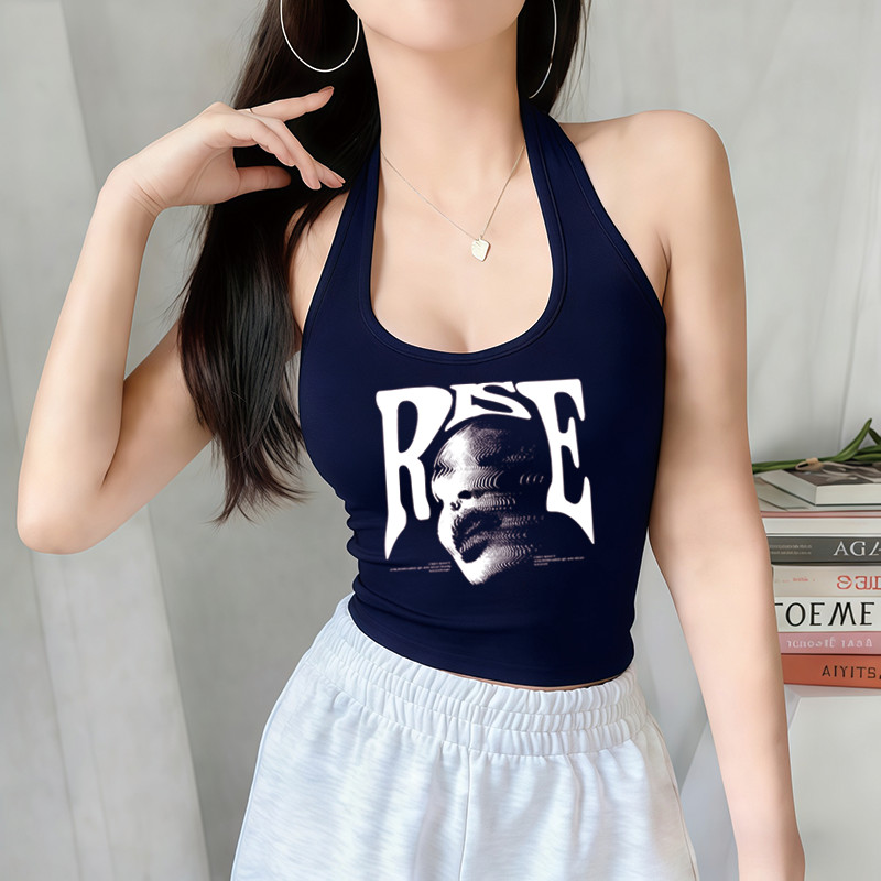 Áo Yếm Croptop Choàng Cổ Hở Lưng Ôm Body Nữ | Áo Thun | Cotton Thun Mềm Co Giãn | Tôn Dáng Gợi Cảm Sexy Siêu Hot Mới#025