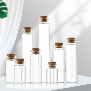 Lọ thủy tinh nhỏ nút bần ĐÁY  - Chai thủy tinh nhỏ nắp gỗ mini -PST99