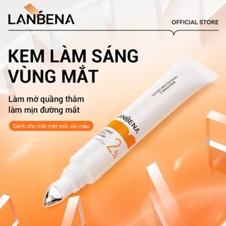 Miếng Dán Tiêu Chuẩn - LANBENA 2 Bộ Miếng Dán Mắt Vitamin C + Kem Mắt Loại Bỏ quầng thâm Dưới Mặt nạ Mắt Chống Lão Hó...