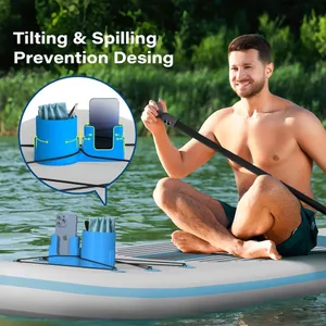 Thuyền Kayak Giá Đỡ Đồ Uống Lướt Sóng Thuyền Kayak Uống Điện Thoại Dây Rút Cố Định Uống Giá Đỡ Điện Thoại