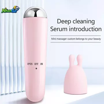 Máy Massage Mini Cầm Tay - Bút Massage Mắt Mini - Máy Mát Xa Mắt Giảm Bọng Mắt, Mờ Quầng Thâm,hỗ Trợ Hấp Thụ Serum