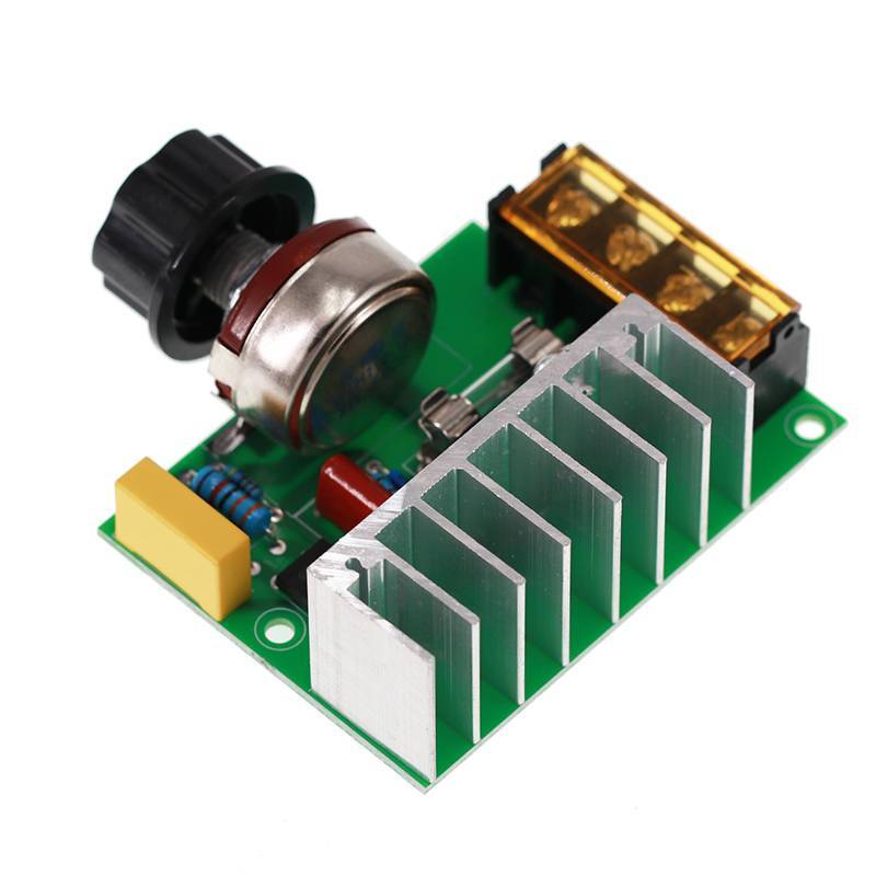 MAKY 4000W 0-220V AC SCR Bộ điều chỉnh điện áp Bộ điều khiển tốc độ động cơ Bộ điều chỉnh độ mờ VN