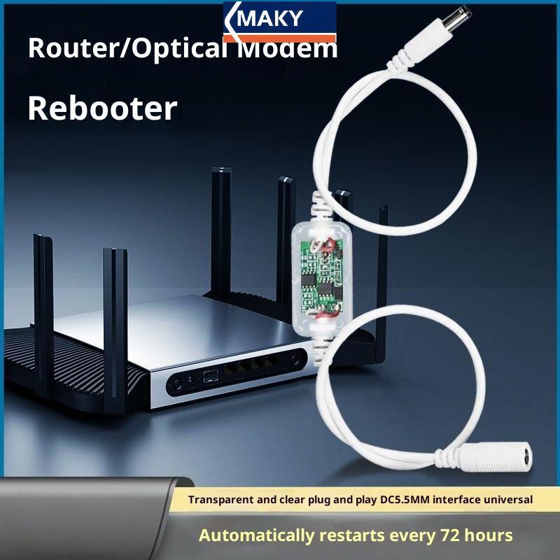 MAKY 1 Cái Thời Gian 24H Tự Động Tắt Nguồn Đặt Lại Dây DC 5V-15V 5.5x2.1mm Rout-er Khởi Động Lại WiFi Reset Router Thời Gian Khởi Động Mô Đun VN