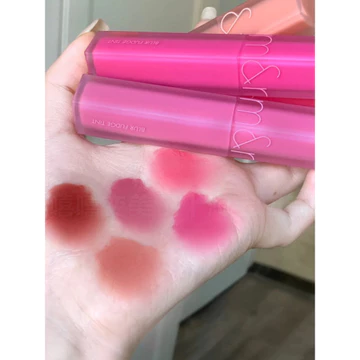 son romand blur son romand gloss Romand Mềm Charm Lip Glaze Mist Gummy Ice Berry Bubble Matte Velvet Nữ Mềm Hoa Hồng Đỏ Son Môi