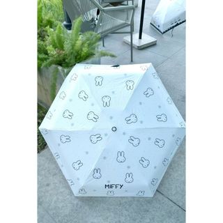 Tấm Che Nắng Miffy Nhỏ Di Động Giá Trị Cao Học Sinh Cô Gái Vinyl Chống Tia Cực tím Mưa Mưa Kép Ô HNX