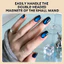 【Roshy】lực hút nam châm mạnh. Que nam châm hai đầu hình mắt mèo đầu 8mm & 6mm dùng trang trí móng tay