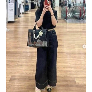 QUẦN JEANS DÁNG DÀI WGWE W9369