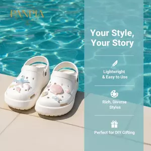 PNPIA- Bộ Quyến Rũ Giày Động Vật Biển Cho Crocs Chủ Đề Đại Dương Dễ Thương Sinh Vật Biển Trang Trí Trẻ Em Quà Tặng Đảng Ủng Hộ