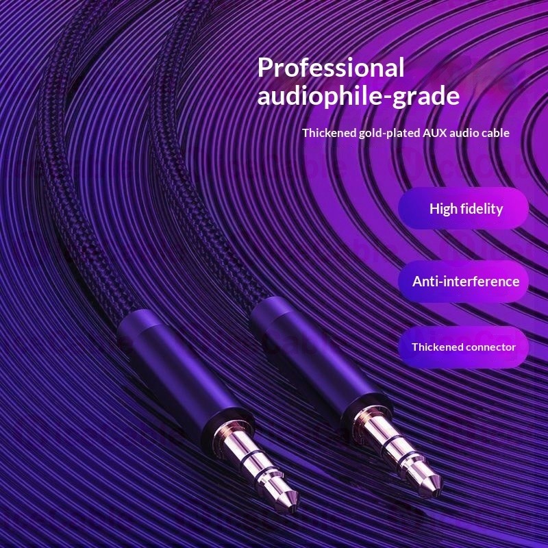 Nylon 3.5 Mm Chung Aux Cáp Âm Thanh HiFi Chất Lượng Âm Thanh Aux Cáp Âm Thanh Nam Đến Nam Cáp Âm Thanh Aux Cho Điện Thoại Máy Tính Bảng Laptop Tai Nghe