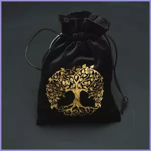 Túi Tarot Mềm Túi Tarot Tím Có Dây Rút 13x18cm / 5.12x7.09in Túi Trang Sức Túi Đựng Thẻ Tarot mueadsyvn