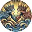 CIFbuy Yemaya Oshun Nữ Thần Nghệ Thuật Treo Tường Vintage Kim Loại Ký Hiệu Chống Rỉ Trang Trí Nhà 8x8