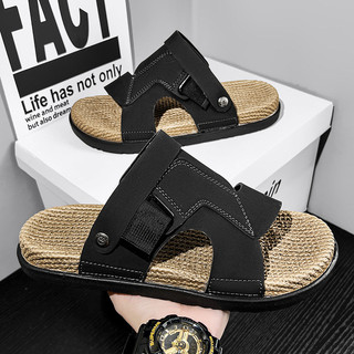 Giày Sandal Size Lớn Nam Mùa Hè Mặc Ngoài Đi Biển Giày Nam Chống Trơn Trượt Chống Mài Mòn Nam Giày Thường Lái Xe Dép Đa Năng SEHM