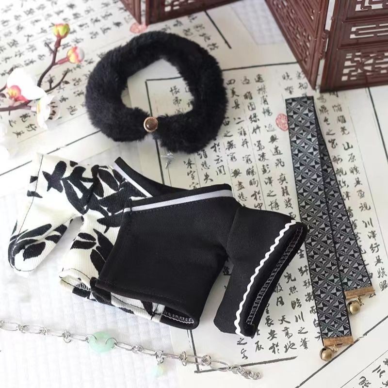 Quần áo búp bê Cotton 20cm Quần áo thay thế búp bê cổ Không có thuộc tính Ghế cơ thể béo có thể mặc 4.24
