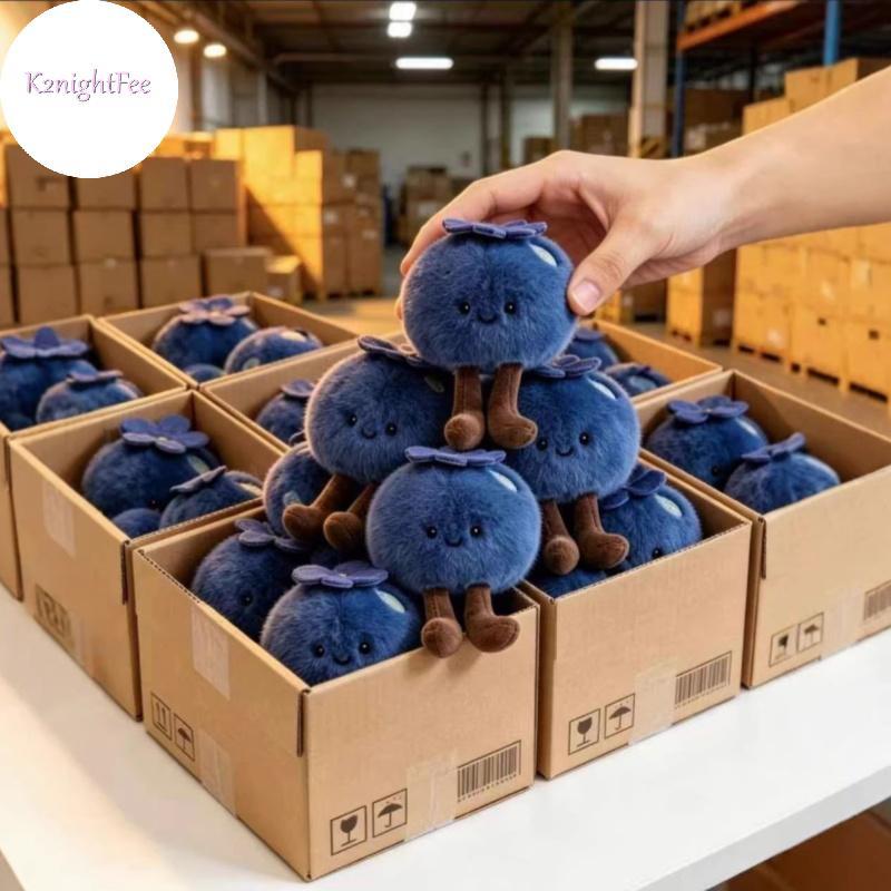 K2nightFee Blueberry Doll Sang Trọng Móc Khóa Túi Quyến Rũ Cho Bé Gái Mô Phỏng Dễ Thương Đồ Chơi Nhồi Bông Có Khuôn Mặt Vô Tội Cho Bapa Phụ Kiện Trang Trí VN