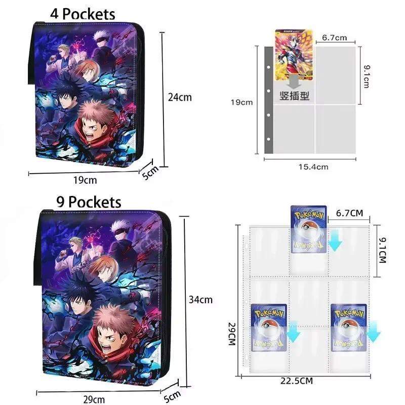 400 / 900 Chiếc Sanrio Thẻ Album Thư Mục Sách Hello Kitty 4 / 9 Khe Cắm Thẻ Bộ Sưu Tập Dây Kéo Đôi Túi Dây Kéo Thẻ Chất Kết Dính Giá Đỡ