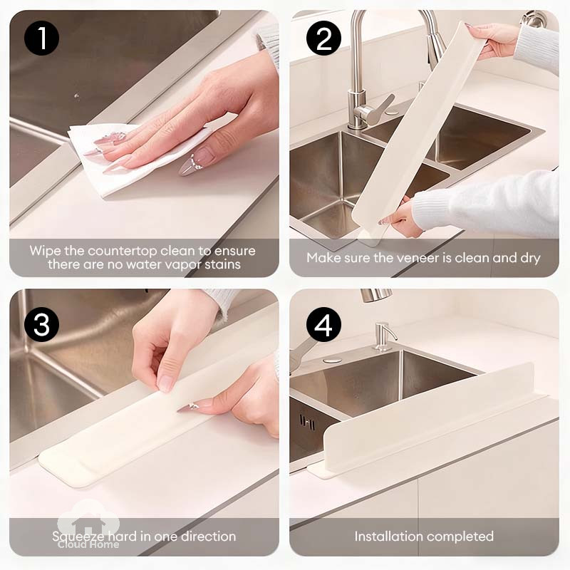 🌤️COD🌤️Tấm chắn nước silicon dùng cho bồn rửa bát bàn bếp ngăn bắn nước dầu mỡ vệ sinh sạch sẽ