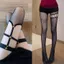 Khuyến mãi: Tất đùi lưới over-the-knee gợi cảm, chất liệu lụa đen - Pure Desire