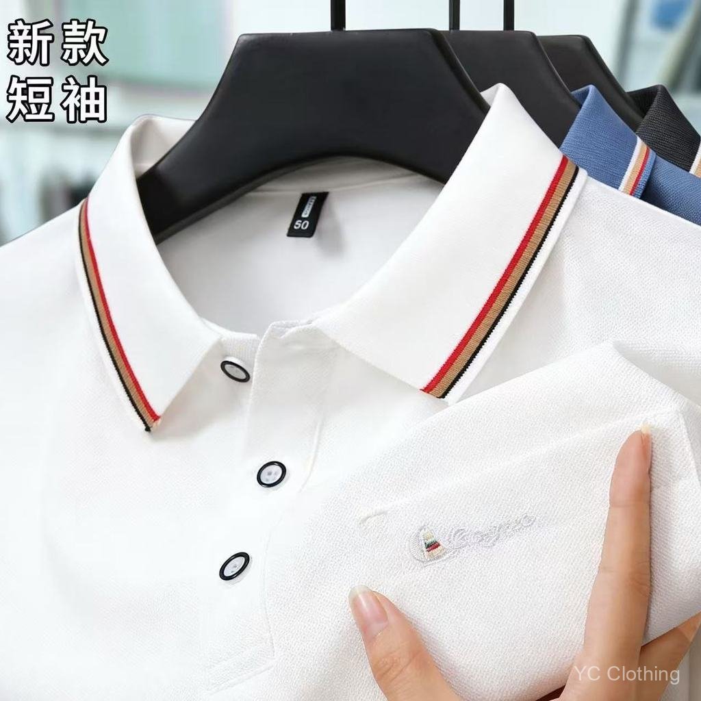Áo Thun Cotton Ngắn Tay Phù Hợp Mùa Hè, Có Túi Thực Tế