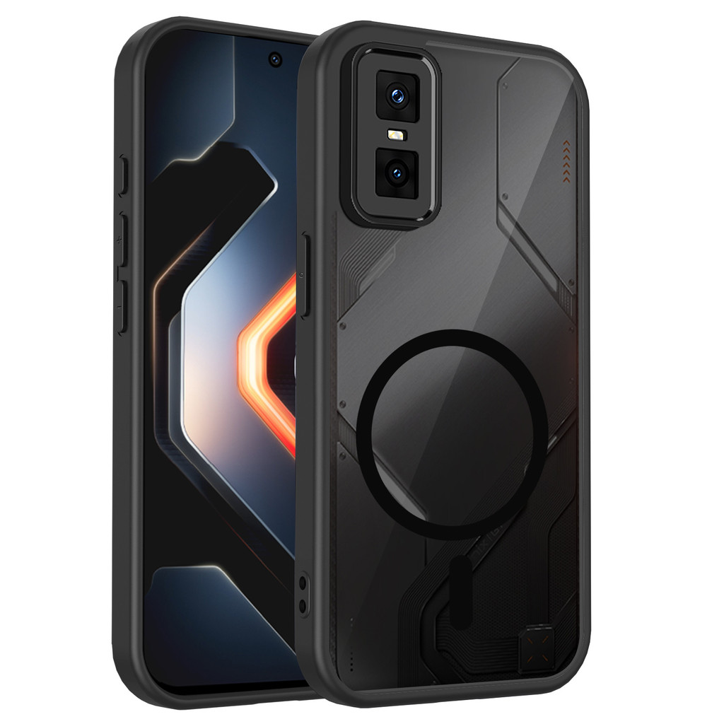 Ốp lưng Infinix GT 30 Pro 5G Vỏ thu hút từ tính màu đen mờ cho Infinix GT 30 5G Vỏ điện thoại