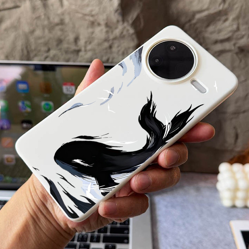 Ốp điện thoại Gengar cứng “Ink Whale ” cho  Redmi Turbo 5 Max Turbo 4 Pro POCO X8 Pro X7 Pro X6 F8 F7 / Vỏ POCO chống vân tay / Vỏ Redmi