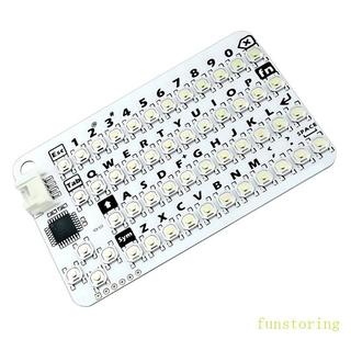 FUN Thẻ Mini KB V1 1 Bộ Bàn Phím AVR MEGA8A Đế Có Thể Lập Trình Bàn Phím 50 Phím Tiết Kiệm Không Gian