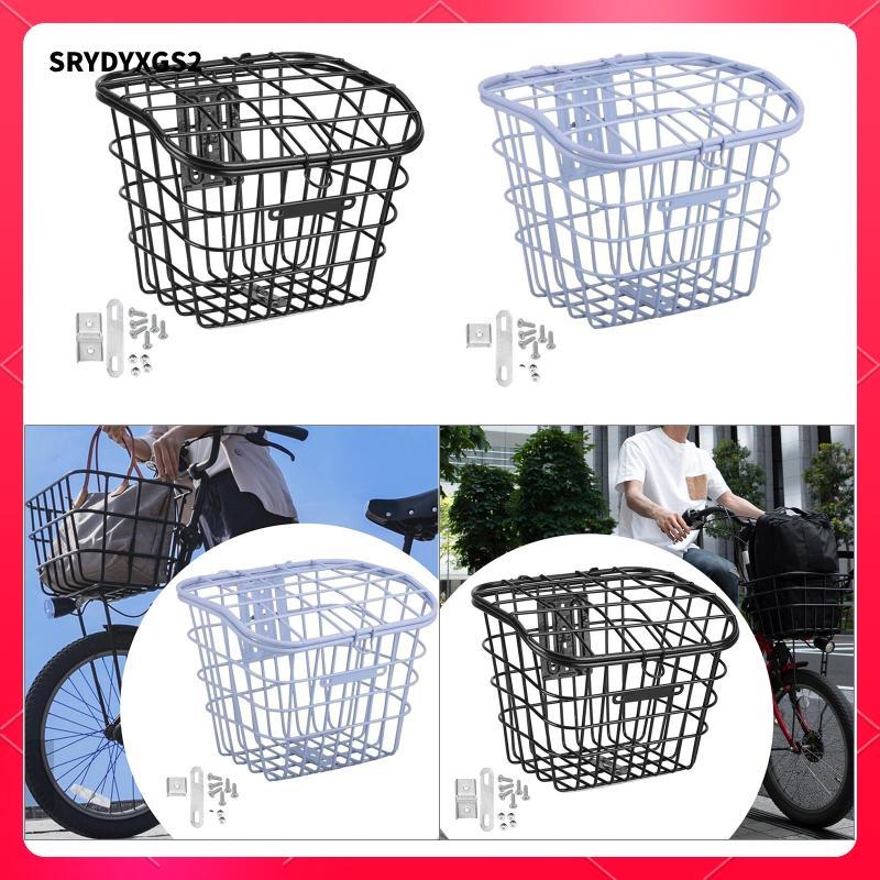 Phụ kiện giỏ xe đạp phía trước có nắp đi xe đạp Mua sắm xe đạp dung tích lớn