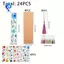 Bút đánh dấu sách Acrylic trong suốt Dấu trang hoa hoa dành cho nữ với tua rua đầy màu sắc Thiết kế dễ thương