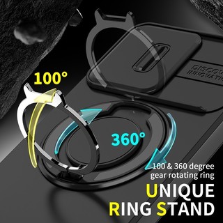 Chống Sốc Vivo Y05 Y11d Y21d Y31 5G 2025 Trượt Bảo Vệ Ống Kính Máy Ảnh Vòng Đứng Từ Vỏ Điện Thoại Giáp Vỏ Silicon Cứng