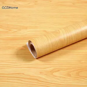 GCDHome Chống Thấm Nước Tự Dính Hạt Gỗ Stier Cửa Tủ Để Bàn Nội Thất Hiện Đại Đổi Mới Vỏ Và Sti Giấy Dán Tường HOT