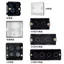 Delixi Loại 118 Loại 86 Loại Cassette Dây Hộp Công Tắc Ổ Cắm Hộp Đế Hình Chữ Nhật Hộp Nối Che Khuyết Điểm Hộp Dây PGWA