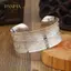 PNPIA- Bohemian Phong Cách Dân Tộc Retro Bạc Rộng Vòng Tay Nữ Khắc Hoa Mở Vòng Tay Thời Trang Boho Vintage Trang Sức